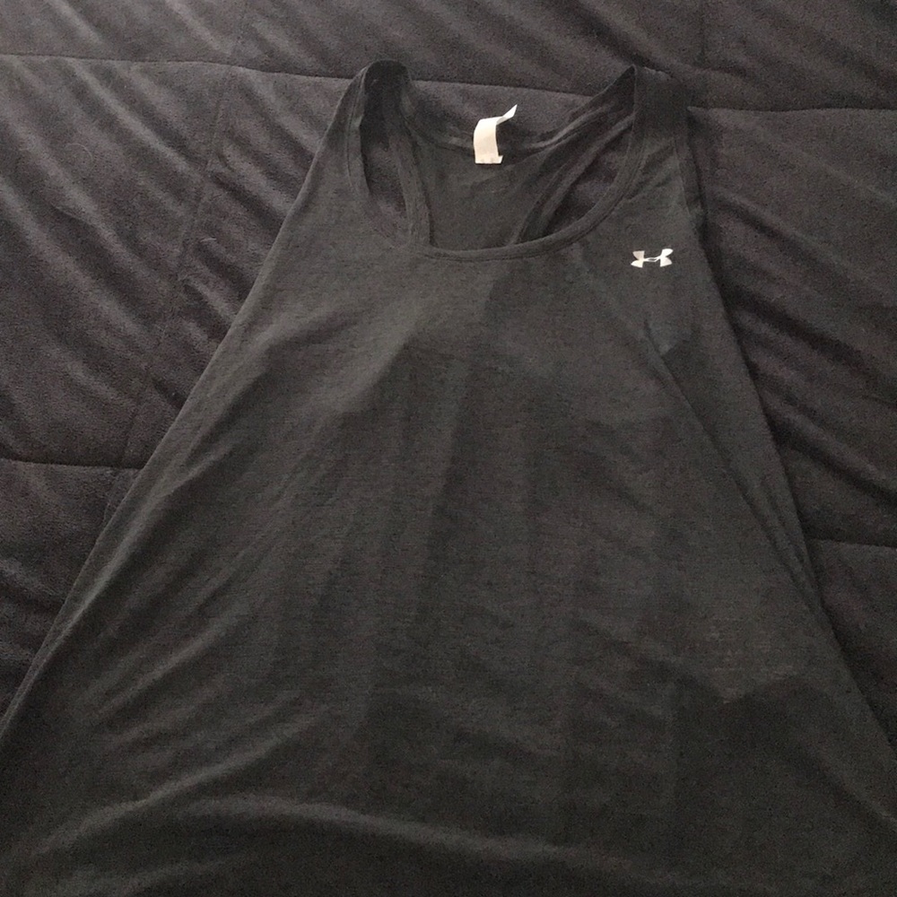 Black under armor tank
